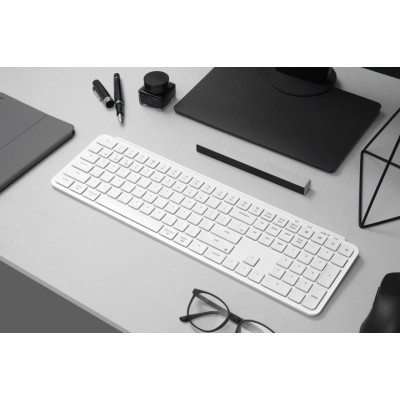 Клавиатура Keychron B6 Pro Wireless/Bluetooth/USB UA Ivory White (B6P-K8-UA) Вінниця - фото 7