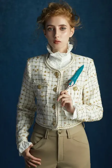 Вишуканий вібратор Knight Jenay FLOWERS & SWORD, маска, стрічка та лубрикант у комплекті Львів - фото 9