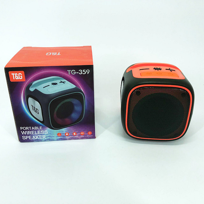 Bluetooth колонка с функцией радио TG359, Громкая блютуз колонка, Блютуз колонка с флешкой TY-193 и радио Киев - изображение 9