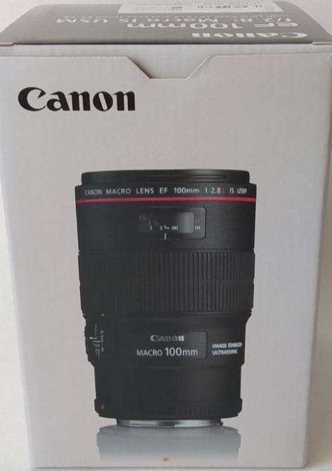 Объектив Canon EF 100mm. F/2.8L Macro IS USM Новый! Киев - изображение 2