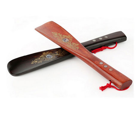 Ложка обувная из палисандра деревянная светло-коричневая Киев - изображение 1