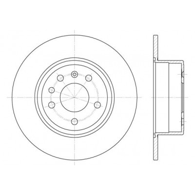 Тормозной диск REMSA 6487.00 Винница - изображение 1
