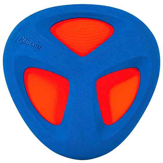 Фризби для собак Chuckit! Fetch Flight Frisbee игрушка в форме мягкого треугольника для активных игр Винница