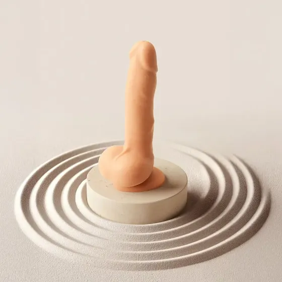 Фаллоимитатор с вибрацией и ротацией Strap-On-Me Rotating & Vibrating Realistic Dildo - L - Vanilla Львов
