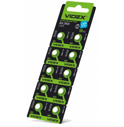 Батарейка G4/LR66/LR626/377 (бл-10шт) Videx Житомир