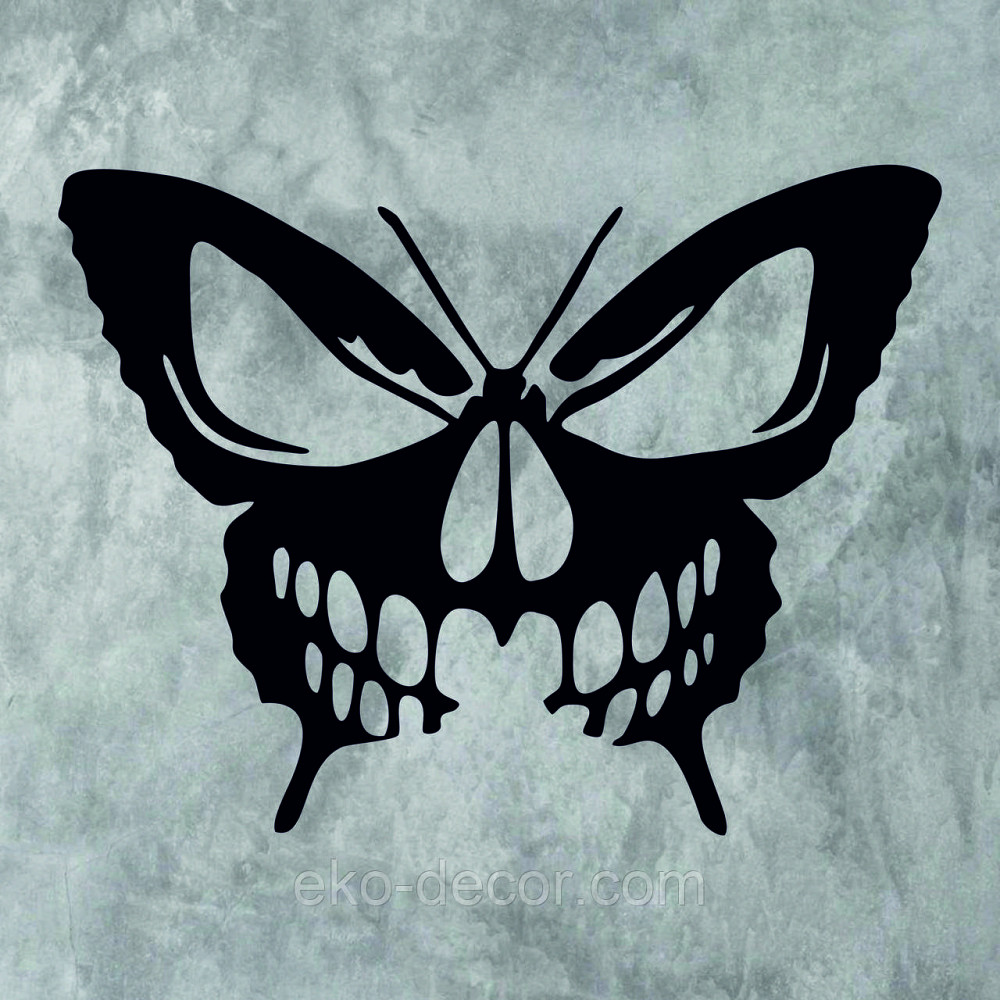 Декоративное настенное 3D Панно «Череп», Декор на стену с объемом 110*83 см, Черный Киев - изображение 9