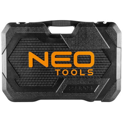 Набор инструментов Neo Tools 233шт, 1/2", 1/4", 3/8", CrV, кейс (10-078) Винница - изображение 7