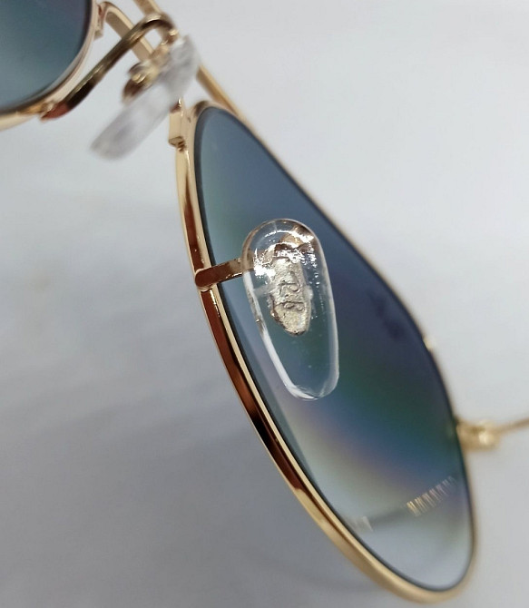 Брендовые очки капли голубой градиент в зол металле  стекло Киев - изображение 4