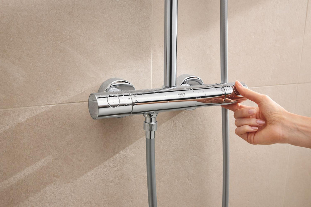 Душова система з термостатом для настінного монтажу Grohe Tempesta System 250 Cube (26689001) ( 31632 ) Харьков - изображение 7