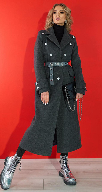 Стильное длинное пальто (48) Киев - изображение 2