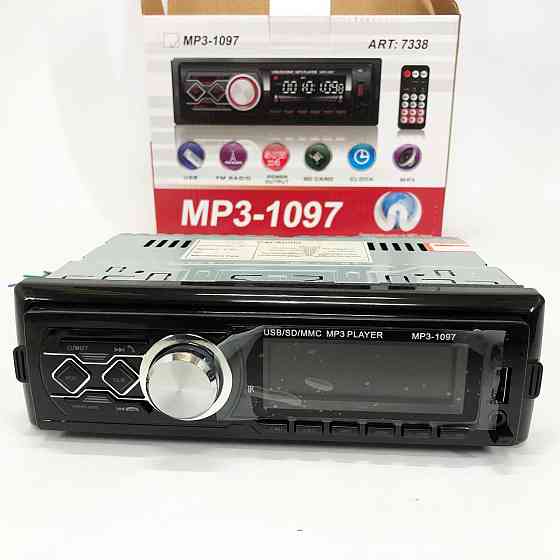 Автомагнітола 1 din для автомобіля MP3-1097, Автомагнітола, Магнітола в машину з блютузом HS-23 Івано-Франківськ