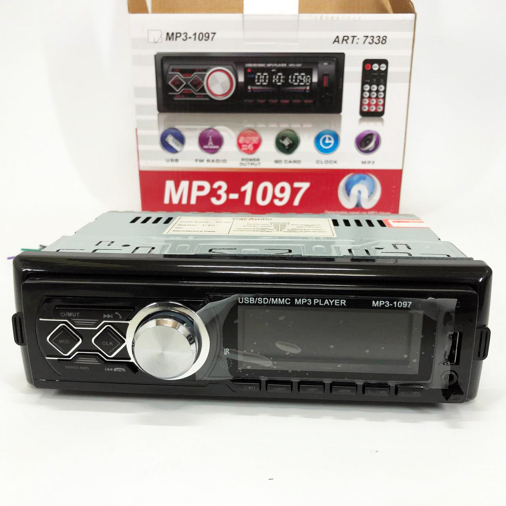 Автомагнітола 1 din для автомобіля MP3-1097, Автомагнітола, Магнітола в машину з блютузом HS-23 Івано-Франківськ - фото 2