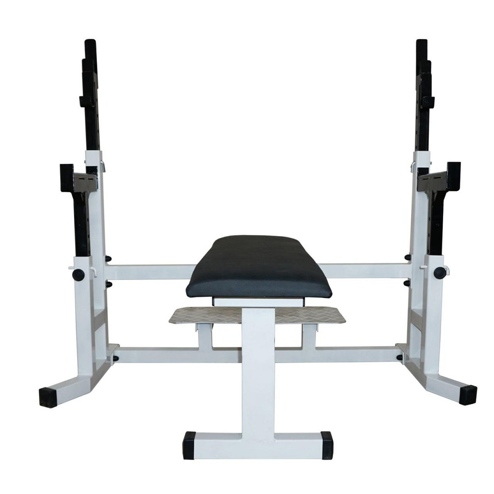 Скамейка горизонтальная профессиональная для жима со страховкой и платформой 60 на 60 мм. Киев - изображение 2