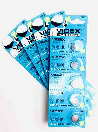 Батарейка літієва VIDEX CR1225 5 pcs BLISTER CARD Київ