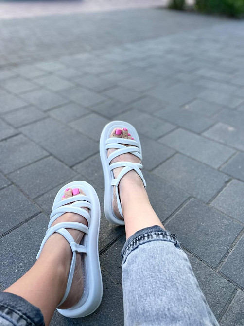 KatrinA Босоніжки жіночі KatrinA 205 білі (літо, шкіра натуральна) (5251) Коломия - фото 5