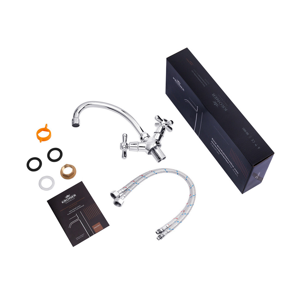 Змішувач для кухні Kroner KRP Royce - C030 (CV029049) Київ - фото 7