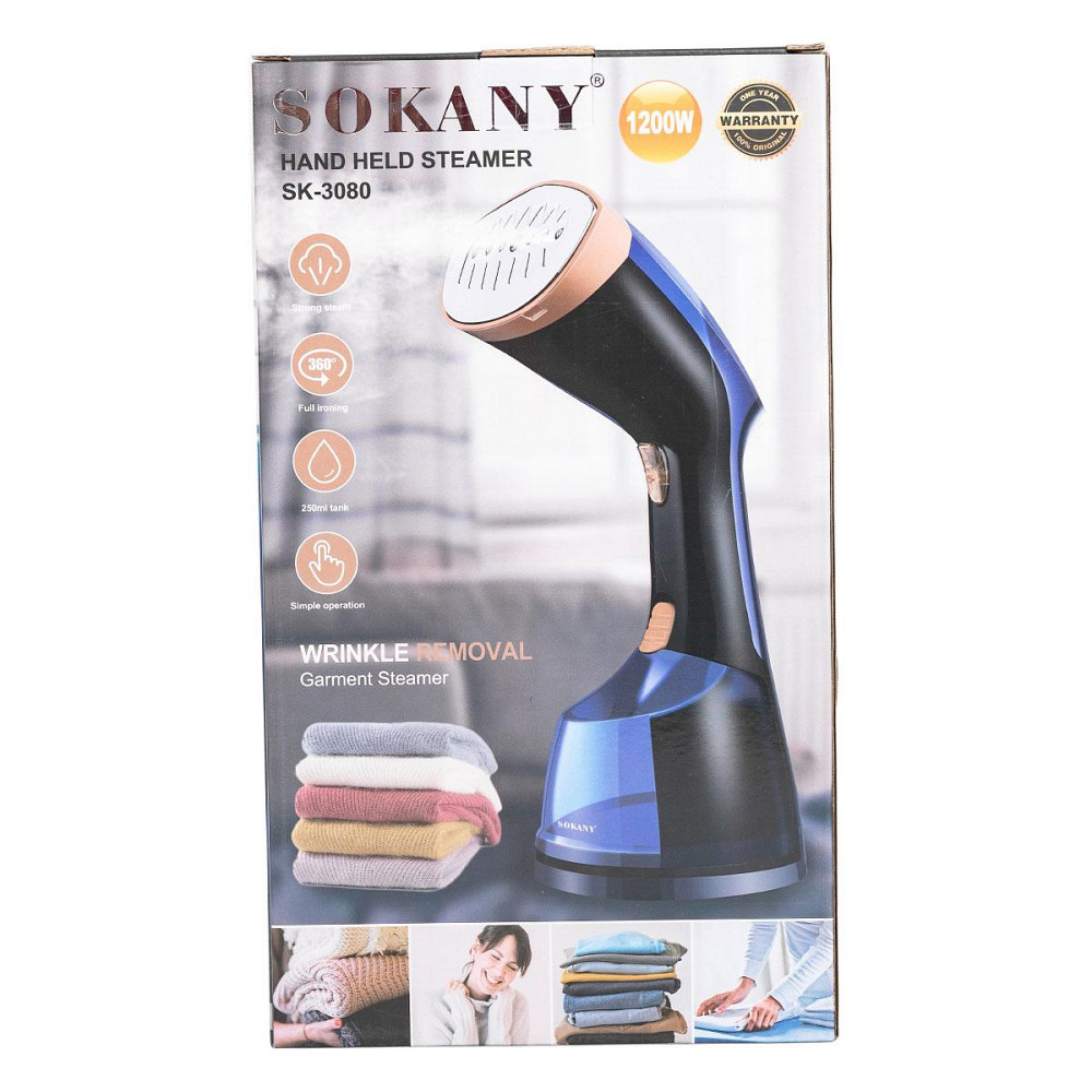Паровий ручний отпариватель Sokany 1200 Вт Київ - фото 6