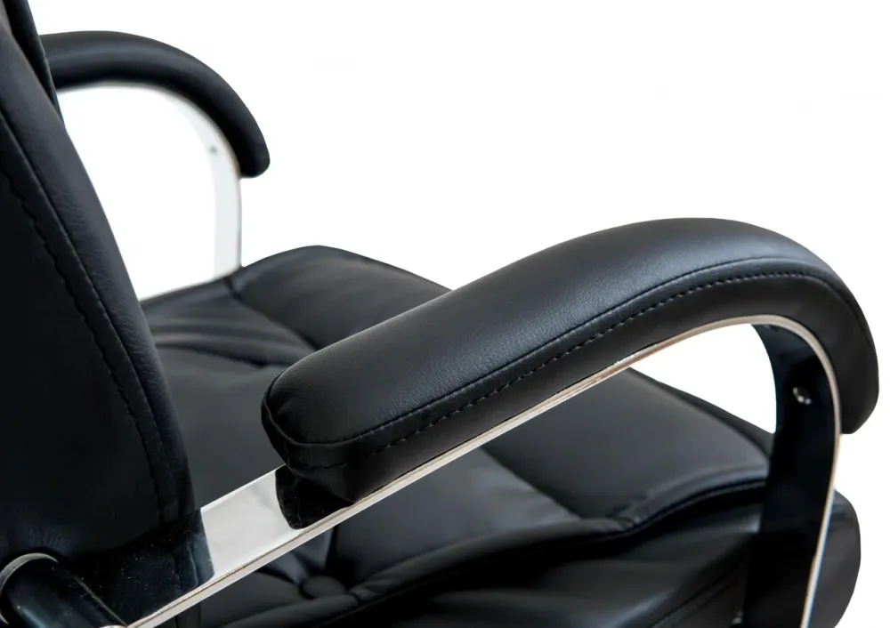 Офисное Кресло Руководителя Richman Telavi Titan Black Хром М2 AnyFix Черный Киев - изображение 4