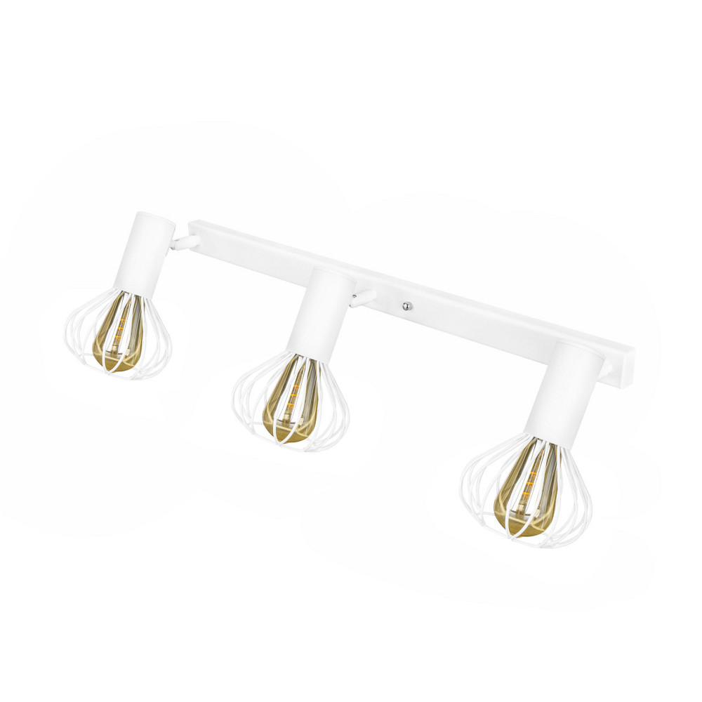 Потолочный поворотный светильник лофт Е27-3 Lotus NL 14151-3 WH Киев - изображение 2