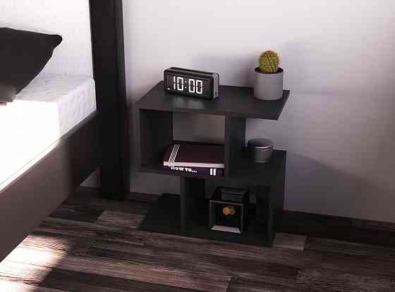 Тумба прикроватная S-1, Антрацит, 500/300/500 Львов