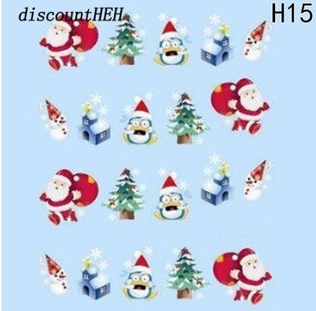 Новогодние наклейки на ногти Киев - изображение 1