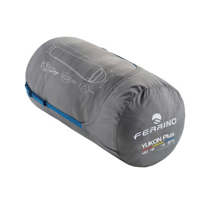 Спальный мешок Ferrino Yukon Plus +4°C Blue Right (86357NBBD) (931765) Винница - изображение 2