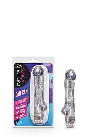 Вибратор гелевый Blush Naturally Yours Can-Can Clear Sex Aura Киев