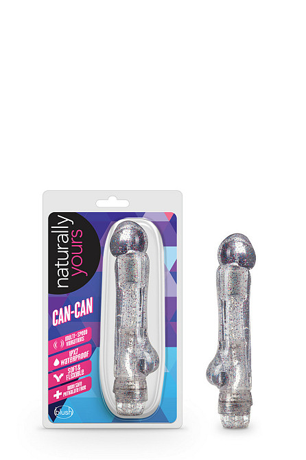 Вибратор гелевый Blush Naturally Yours Can-Can Clear Sex Aura Киев - изображение 6