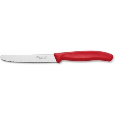 Кухонный нож Victorinox SwissClassic для овощей 11 см, волнистое лезвие, Red (6.7831) Винница - изображение 1