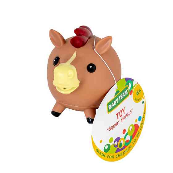 Дитяча іграшка для купання "Бризкаючі тваринки Конячка" 8750_конячка Вінниця
