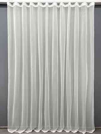 Тюль VR-Textil н105 Шифон однотонний Молочний 400х200 см (41-107) Київ