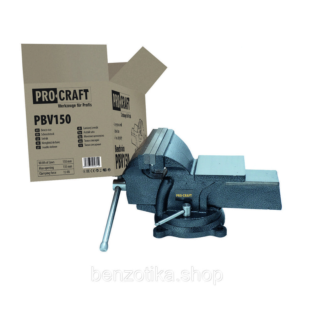 Лещата слюсарні Procraft PBV150 Київ - фото 7