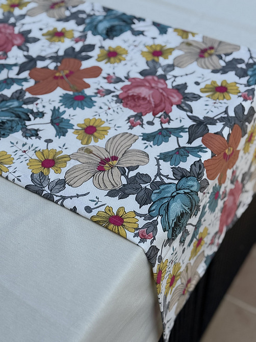 Ecotton Ранер доріжка Ecotton DUCK 45x170 см для обіднього столу водовідштовхувальна в квітках Коломыя - изображение 10