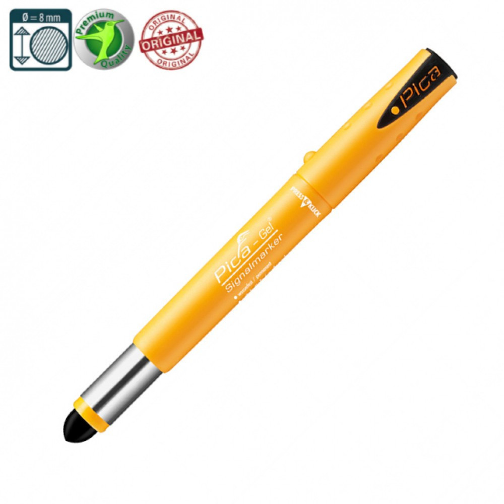 Маркер водо-термостійкий PICA GEL Signal marker чорний 2-8 мм Одеса - фото 1