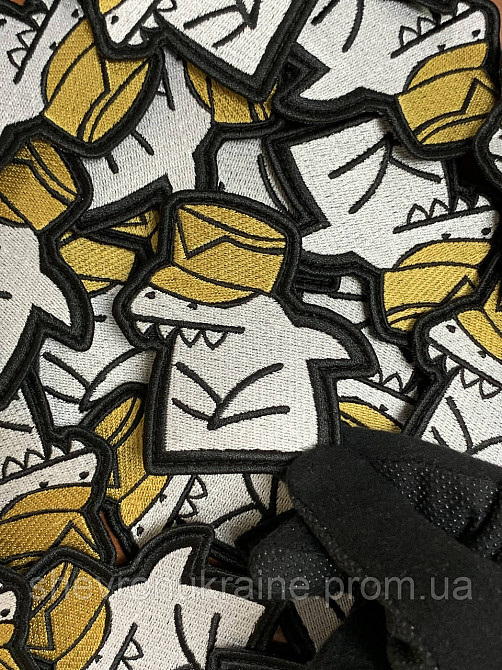 Шеврон Флорк акула (Форма контурна. На липучці) Розмір 8x7.5см Київ - фото 5