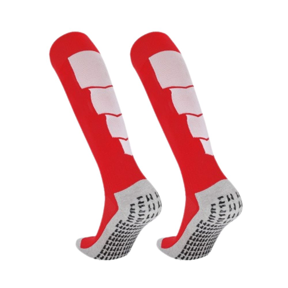 Гетри спортивні, футбольні, тренувальні, ігрові з антиковзаючим покриттям червоний, розмір L Кам'янець-Подільський - фото 3