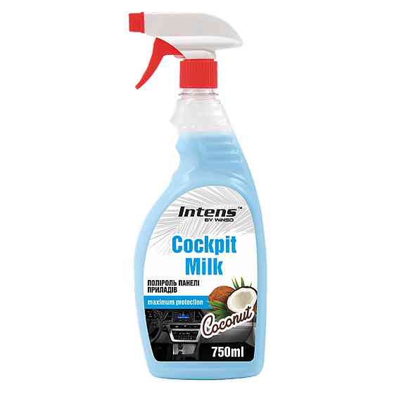 Полироль-молочко для панели приборов Winso Cockpit Milk Кокос, 750мл Киев