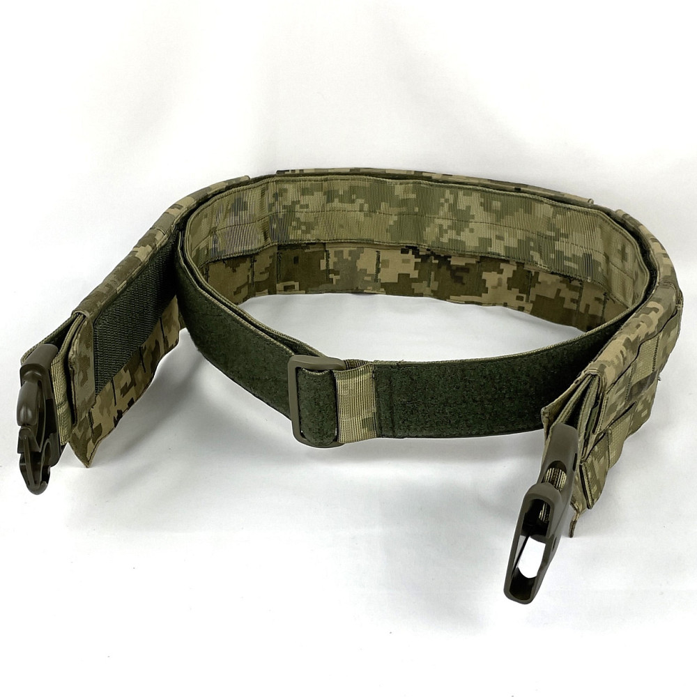 Пояс подвійний тактичний розвантажувальний швидкоскидний IRR Cordura 500 D Піксель ММ-14 (pixel) MELGO XL Запоріжжя - фото 5