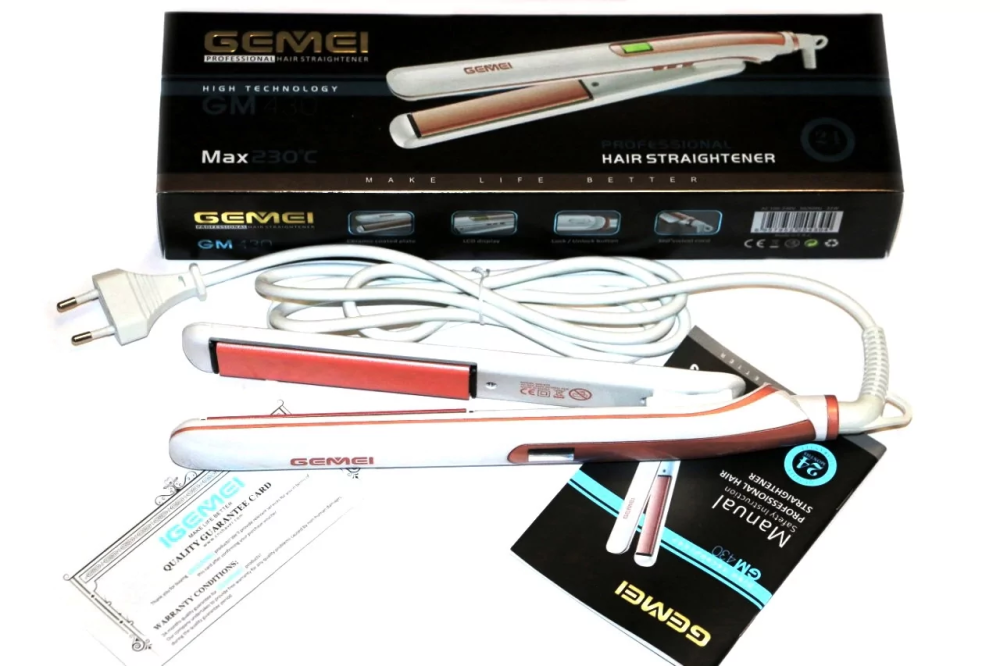 Випрямляч праска для волосся Gemei Gm-430 Вінниця - фото 10