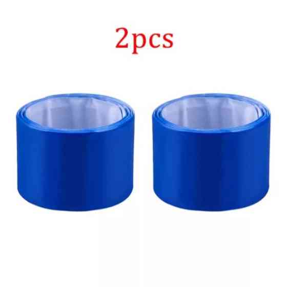 Светоотражающий браслет 2 штуки 40 на 3 см синий Киев