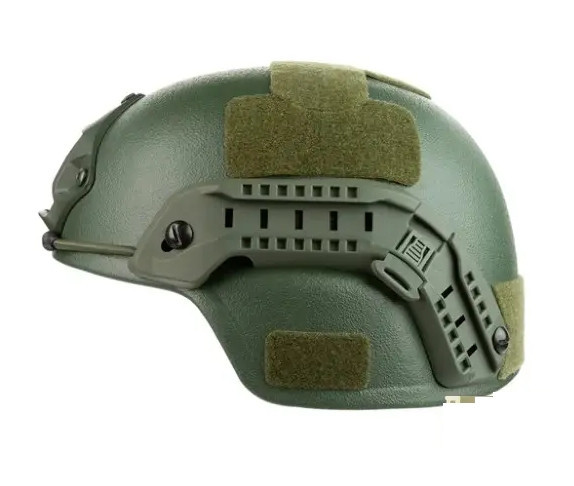 Кевларовый баллистический шлем MICH 2000 (NIJ IIIA) Оливковый Винница - изображение 3