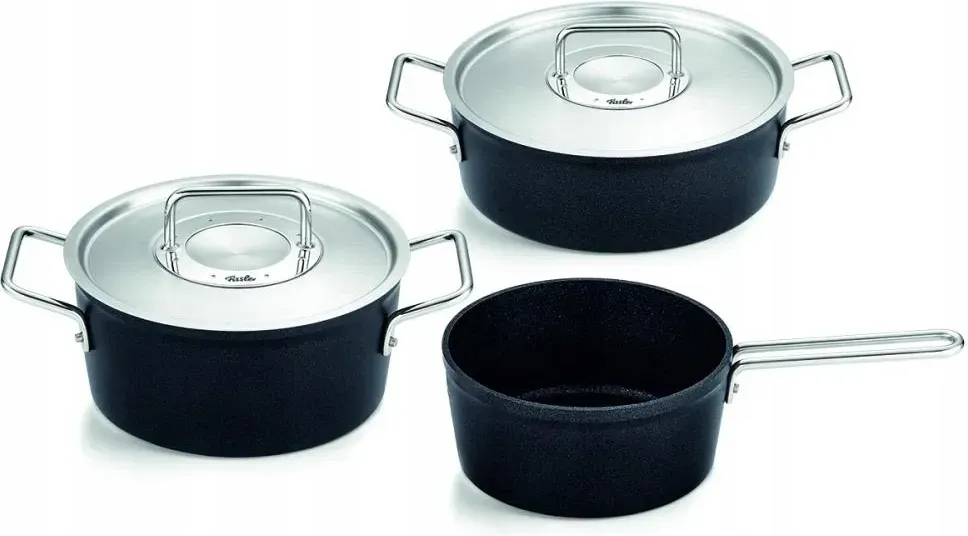 Fissler Adamant K3 Zestaw 3 Garnków Patelni Aluminiowych Z Pokrywkami (4009209399508) Київ - фото 1