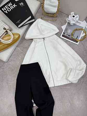 Женский теплый повседневный костюм двусторонний полар Флис Белый, 50/52 Одесса