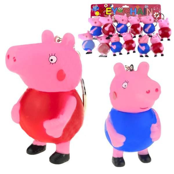 Брелок для ключей детский Свинка Пеппа 12 шт Киев - изображение 1