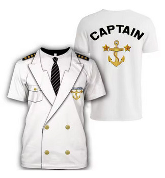 Футболка чоловіча моряка Captain розмір XXS Київ - фото 1