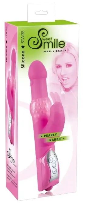 Вибратор PEARLY RABBIT розовый Sex Aura Киев - изображение 10