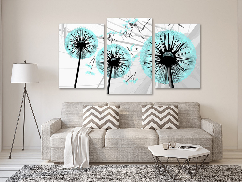 Модульная картина в гостиную / спальню Кульбаба   Art-633_3 70x130 см Киев - изображение 2