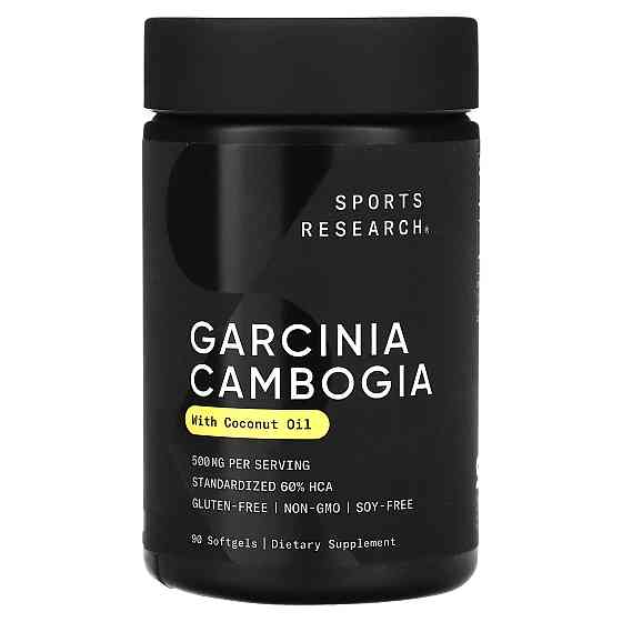 Garcinia Cambogia with Coconut Oil, 500 mg, 90 Softgels Луцк