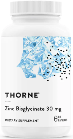 Цинк Бисглицинат Thorne Zinc Bisglycinate 30 mg 60 caps Киев