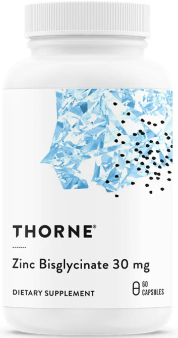 Цинк Бисглицинат Thorne Zinc Bisglycinate 30 mg 60 caps Киев - изображение 1